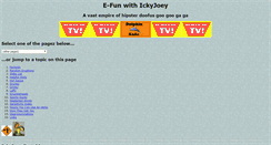 Desktop Screenshot of ickyjoey.com